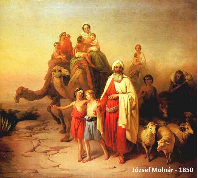 painting of abraham and his family