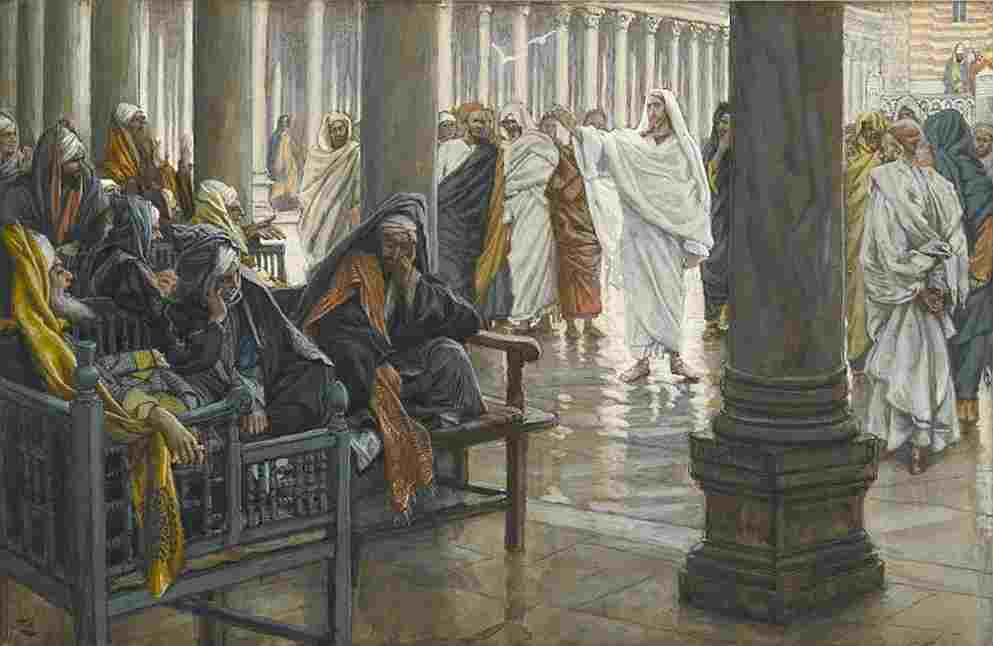 woes on the pharisees by James Tissot