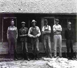 old photo of men workers